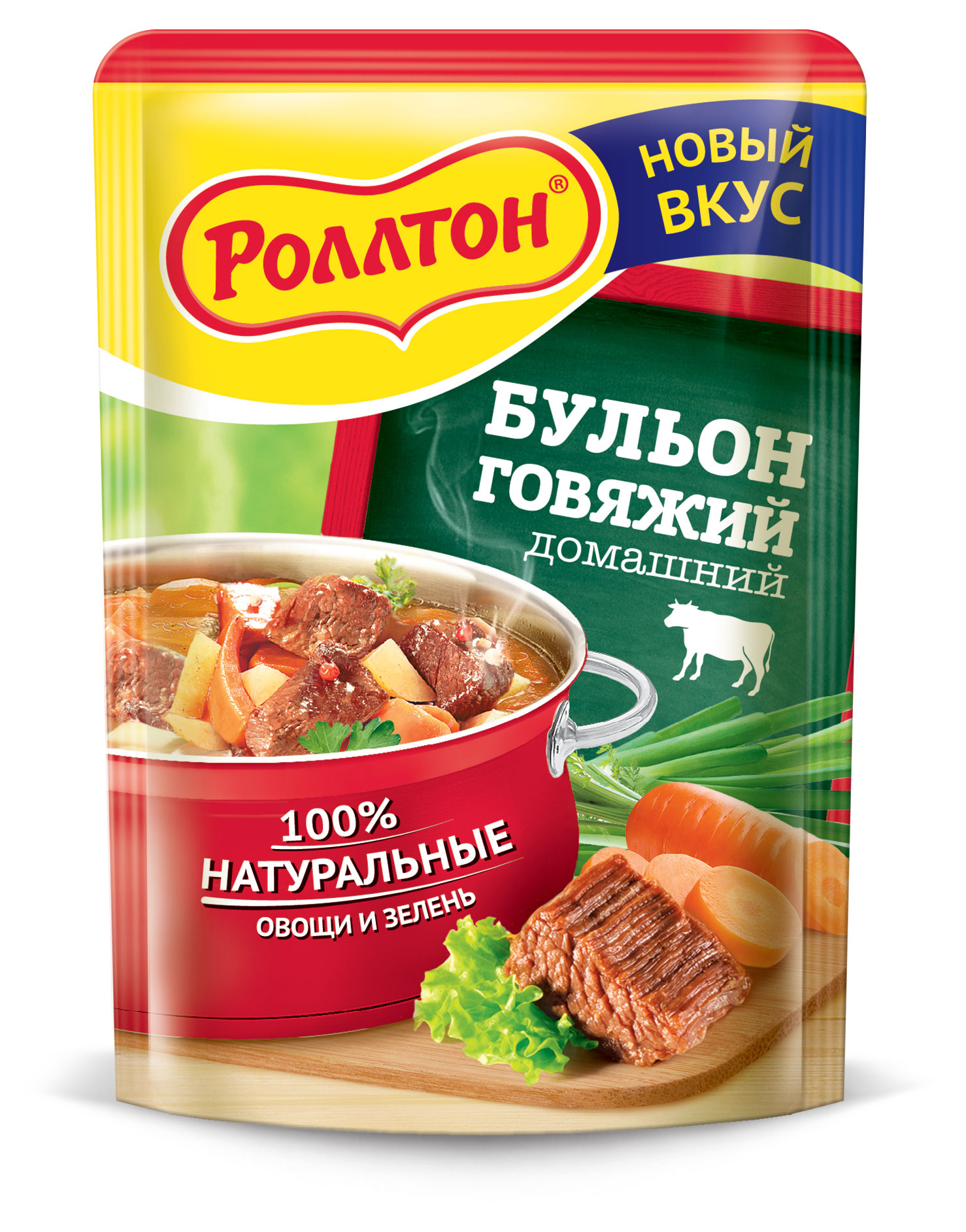 Изображение товара Бульон говяжий «Роллтон» домашний, 90 г