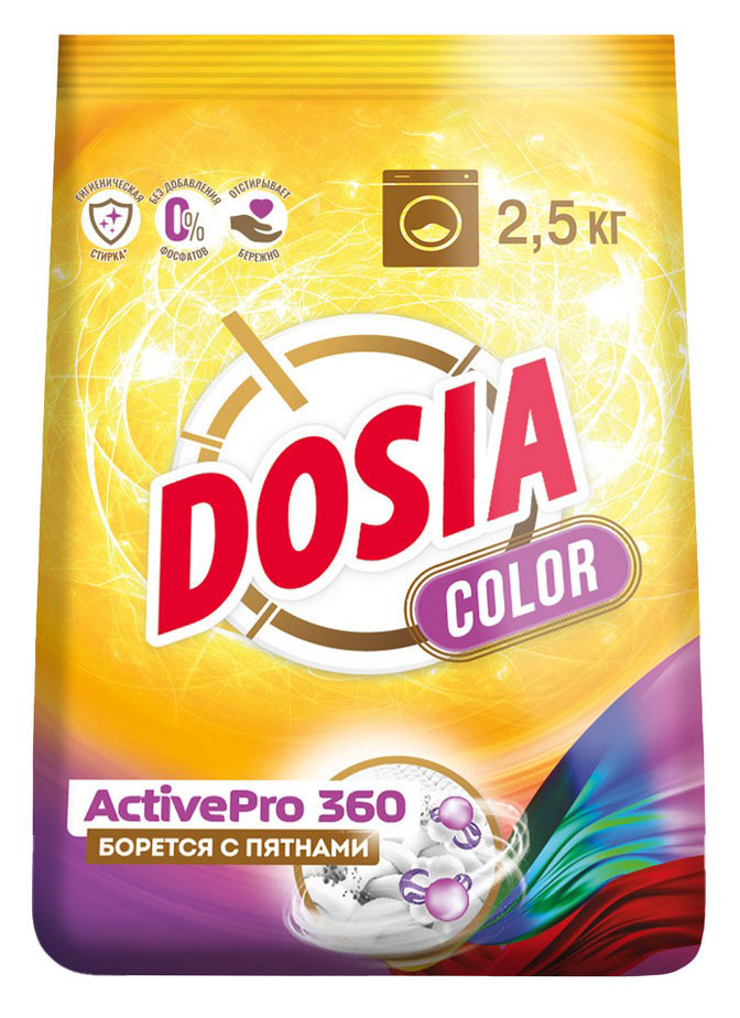 Изображение товара Стиральный порошок Dosia Optima Color, 2,5 кг