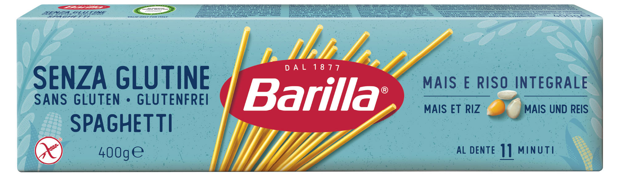 

Макаронные изделия Barilla Spaghetti без глютена, 400 г