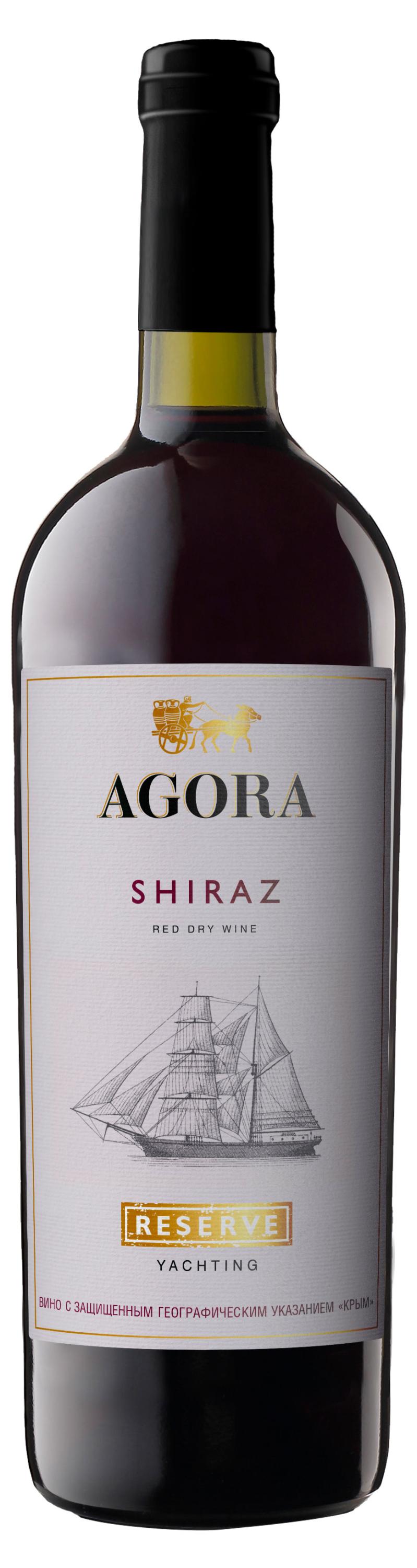 

Вино Agora Yachting Shiraz Reserve красное сухое Россия, 0,75 л
