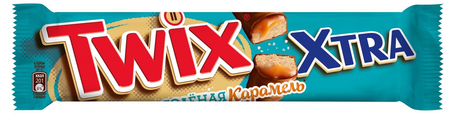 TWIX | Батончик шоколадный TWIX Xtra Соленая карамель, 82 г