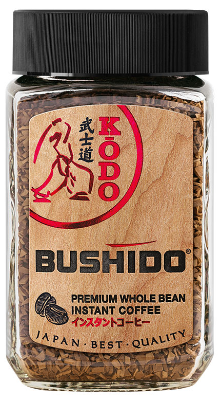 

Кофе растворимый BUSHIDO Kodo с добавлением молотого, 95 г