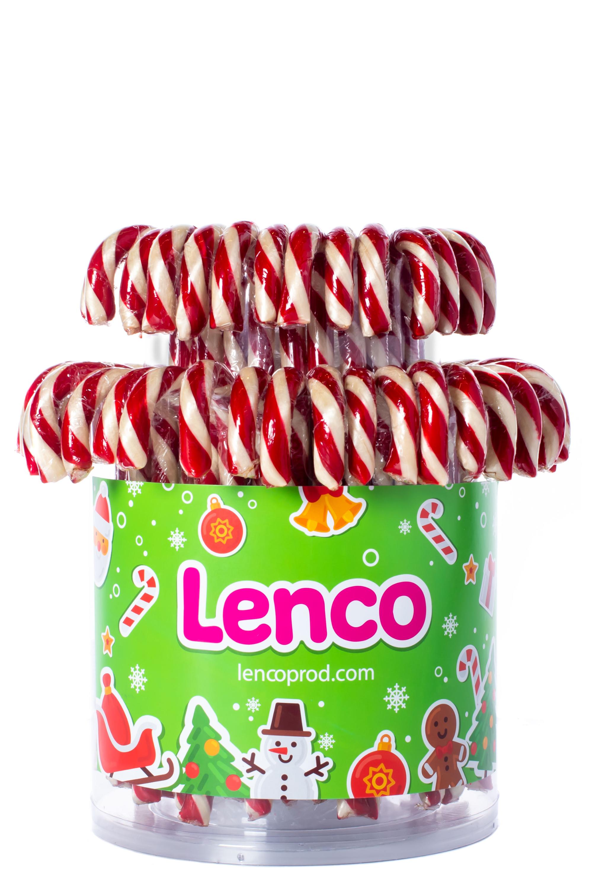 

Карамель Lenco Трость вкус клубники Новый Год, 28 г