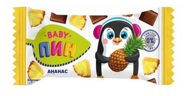 

Конфеты суфле Baby Пин со вкусом ананаса, вес