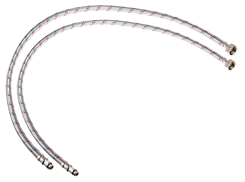 Fresso | Подводка гибкая для смесителя Fresso Г1/2" М10, 100 см, 2 шт