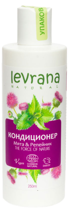 

Кондиционер для волос Levrana Мята-Репейник, 250 мл