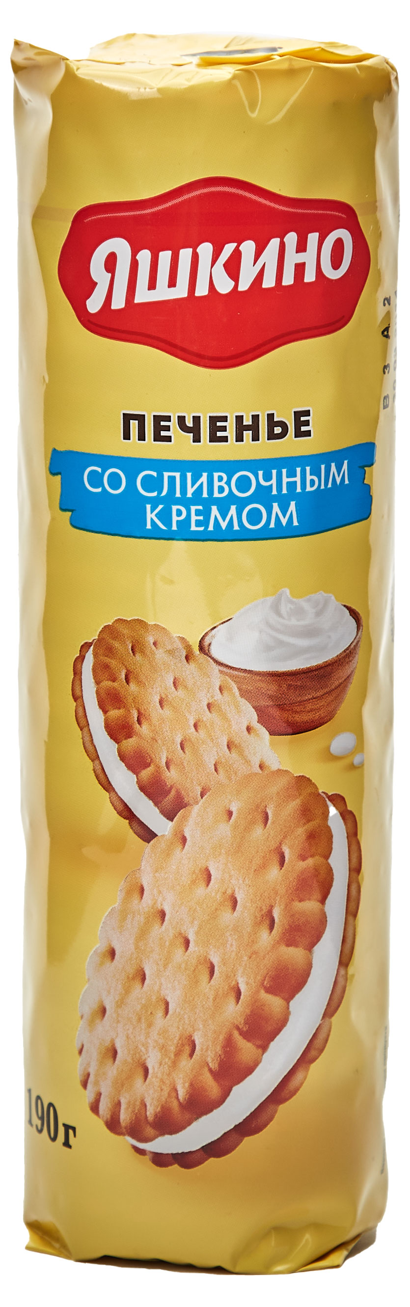 

Печенье Яшкино со сливочным кремом, 190 г