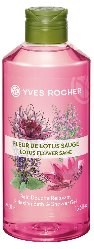 

Гель для душа и ванны Yves Rocher Лотос & шалфей, 400 мл