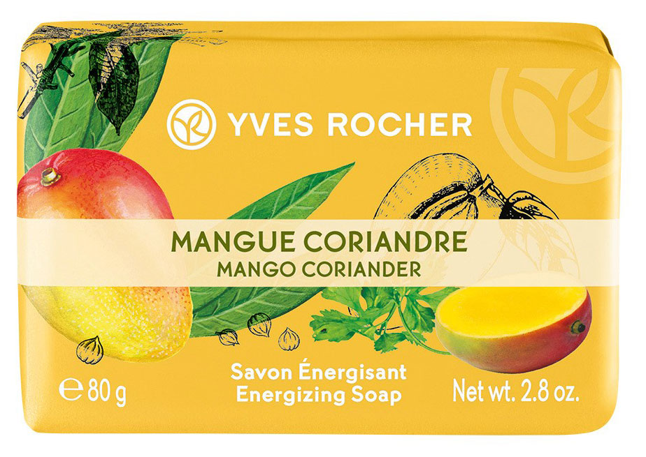 

Мыло туалетное Yves Rocher манго и кориандр, 80 г