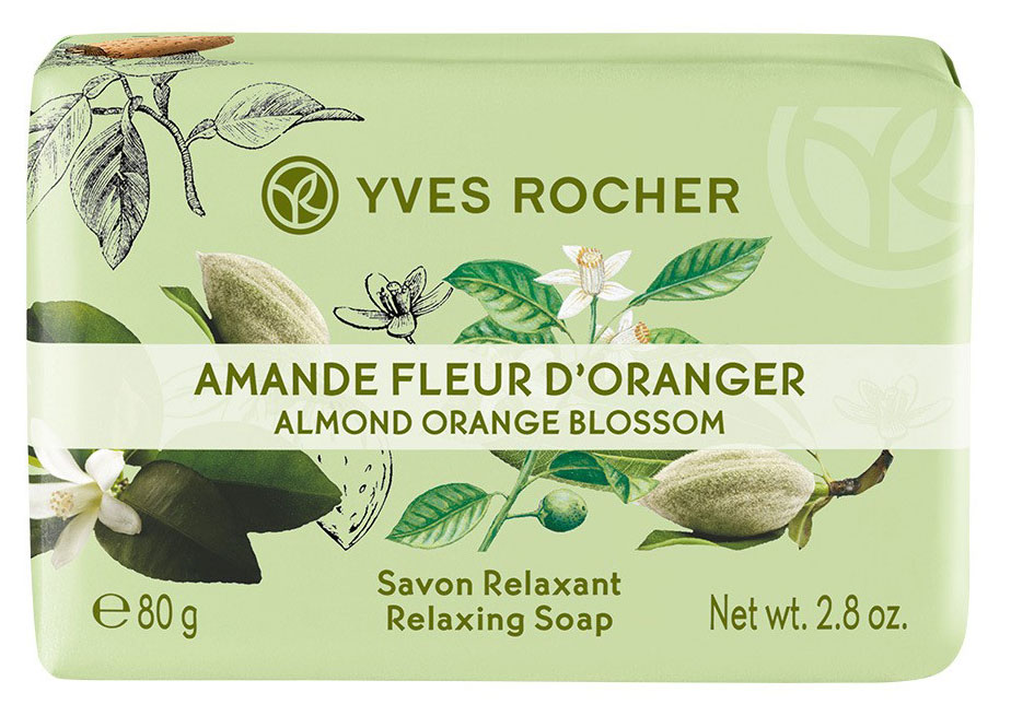 

Мыло туалетное Yves Rocher миндаль и флердоранж, 80 г