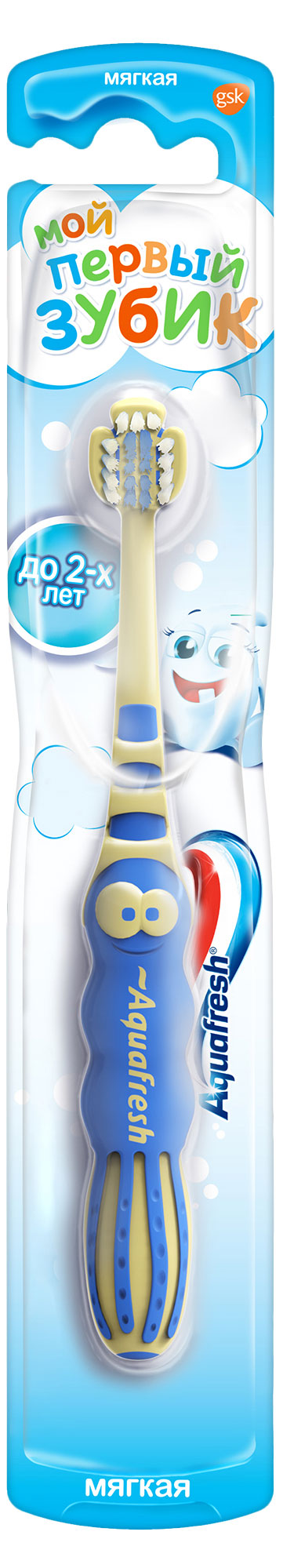 

Зубная щетка Aquafresh Мой Первый зубик от 0-2 лет, 1 шт