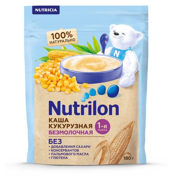 

Каша безмолочная Nutrilon Кукурузная, 180 г