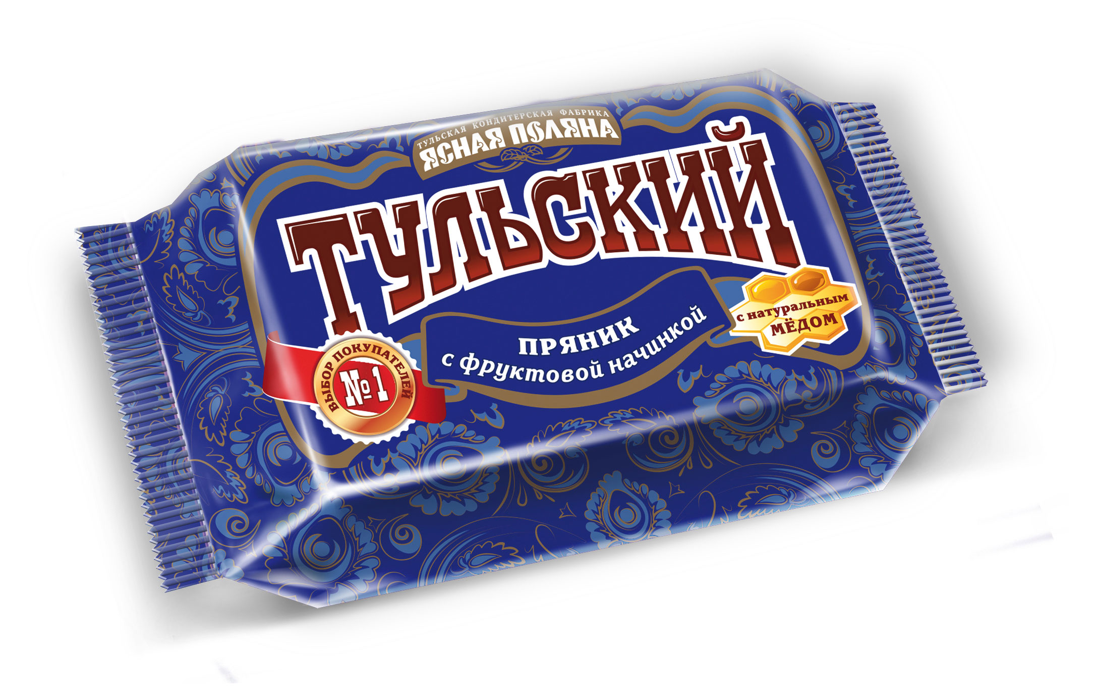 

Пряник Ясная Поляна Тульский с фруктовой начинкой, 45 г