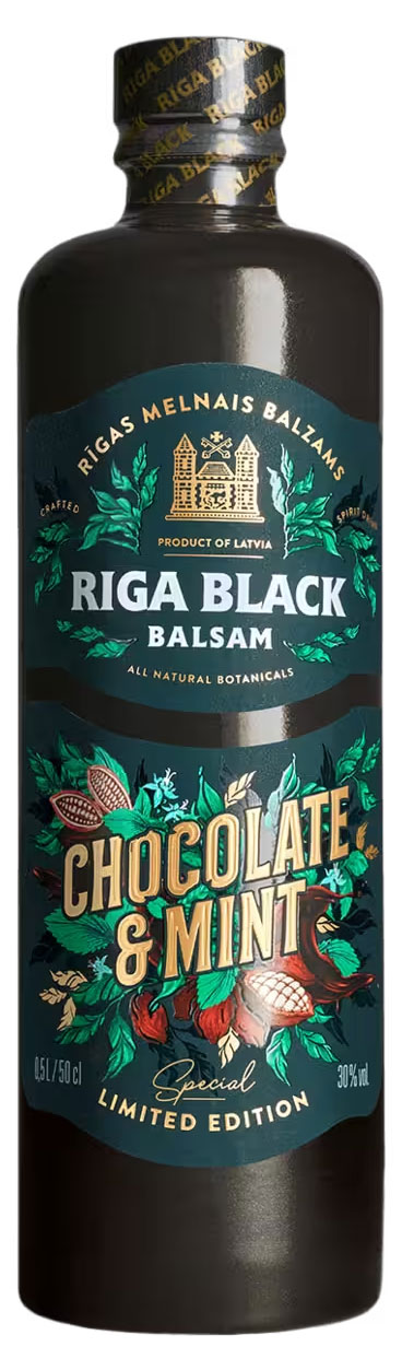 

Бальзам Riga Black Balsam Черный Шоколад Мята Латвия, 0,5 л