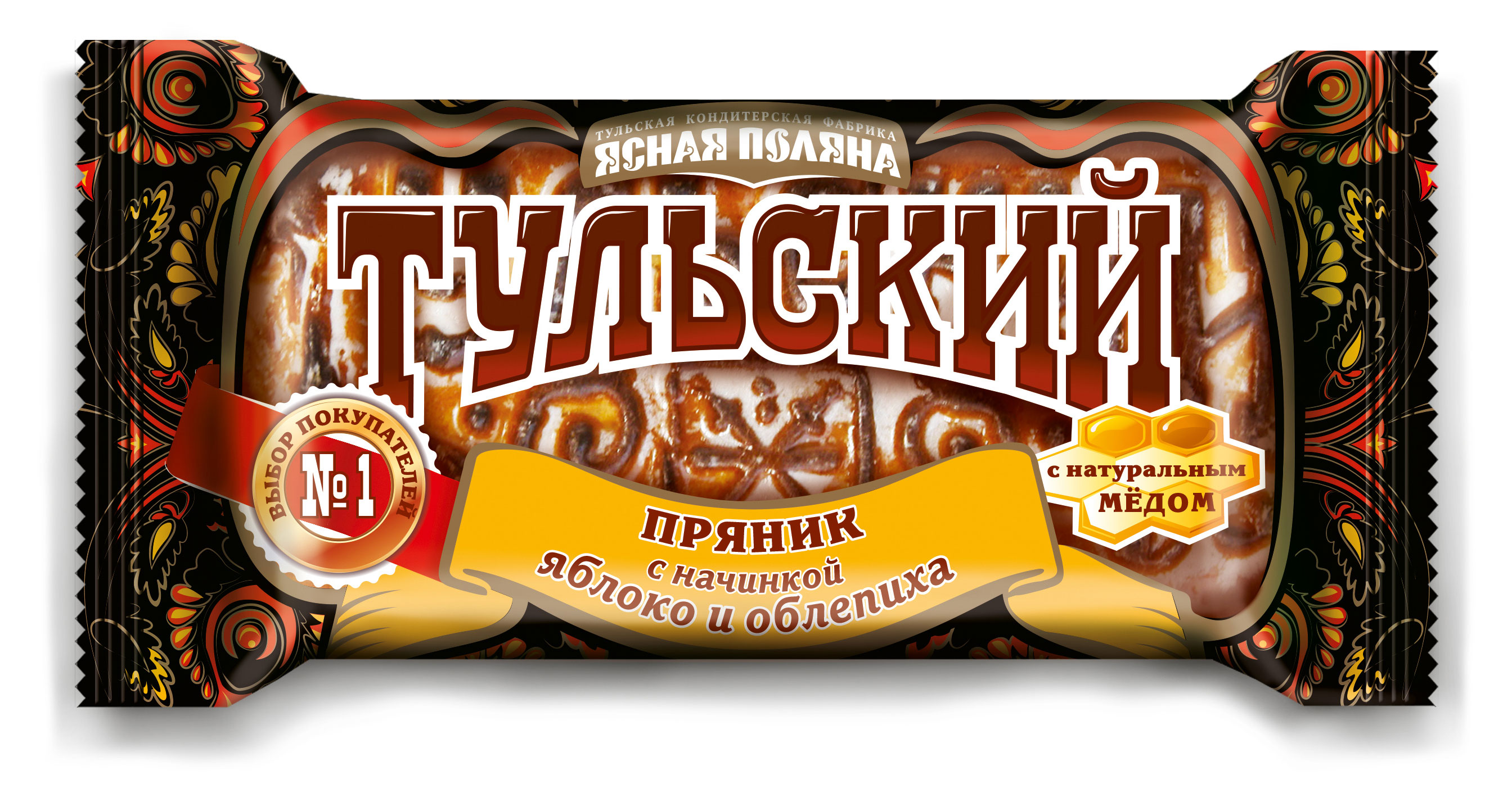 

Пряник Ясная Поляна Тульский яблоко и облепиха, 140 г