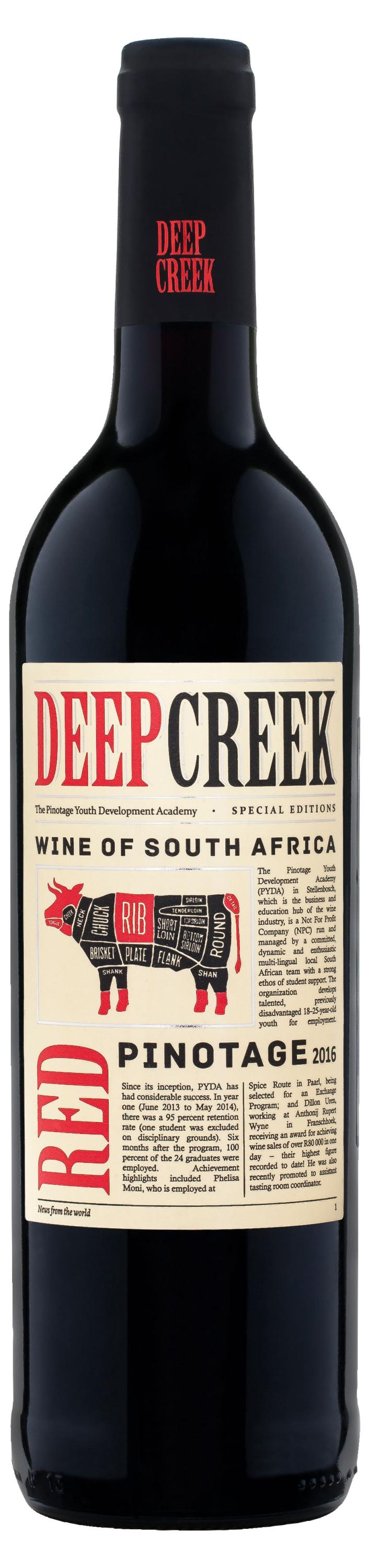 

Вино Deep Creek Pinotage красное сухое ЮАР, 0,75 л