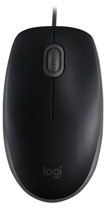 

Мышь проводная Logitech M110 черная