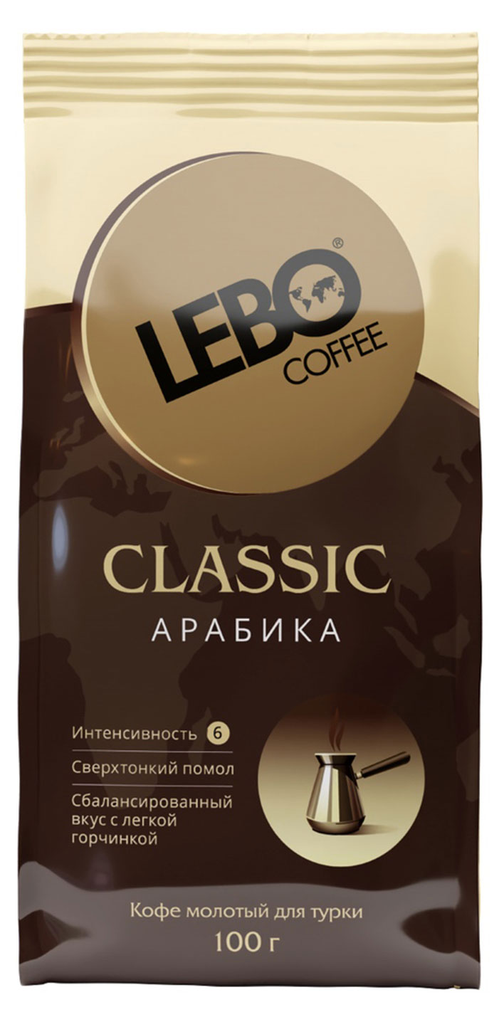 

Кофе молотый Lebo Classic, 100 г