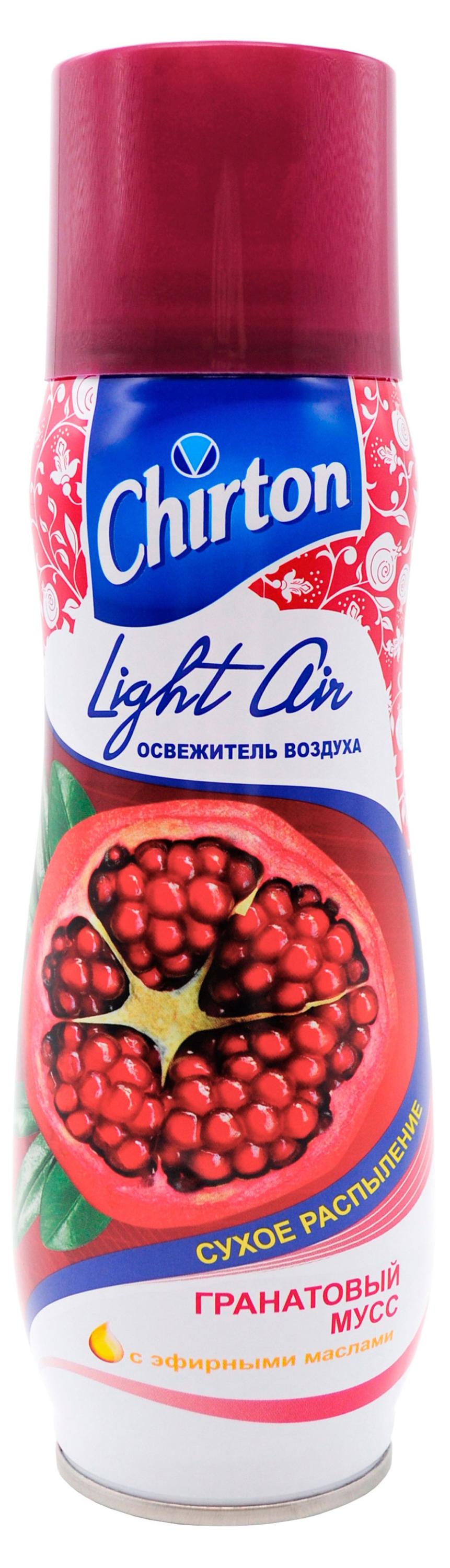 

Освежитель воздуха Chirton Light Air Гранатовый мусс, 300 мл