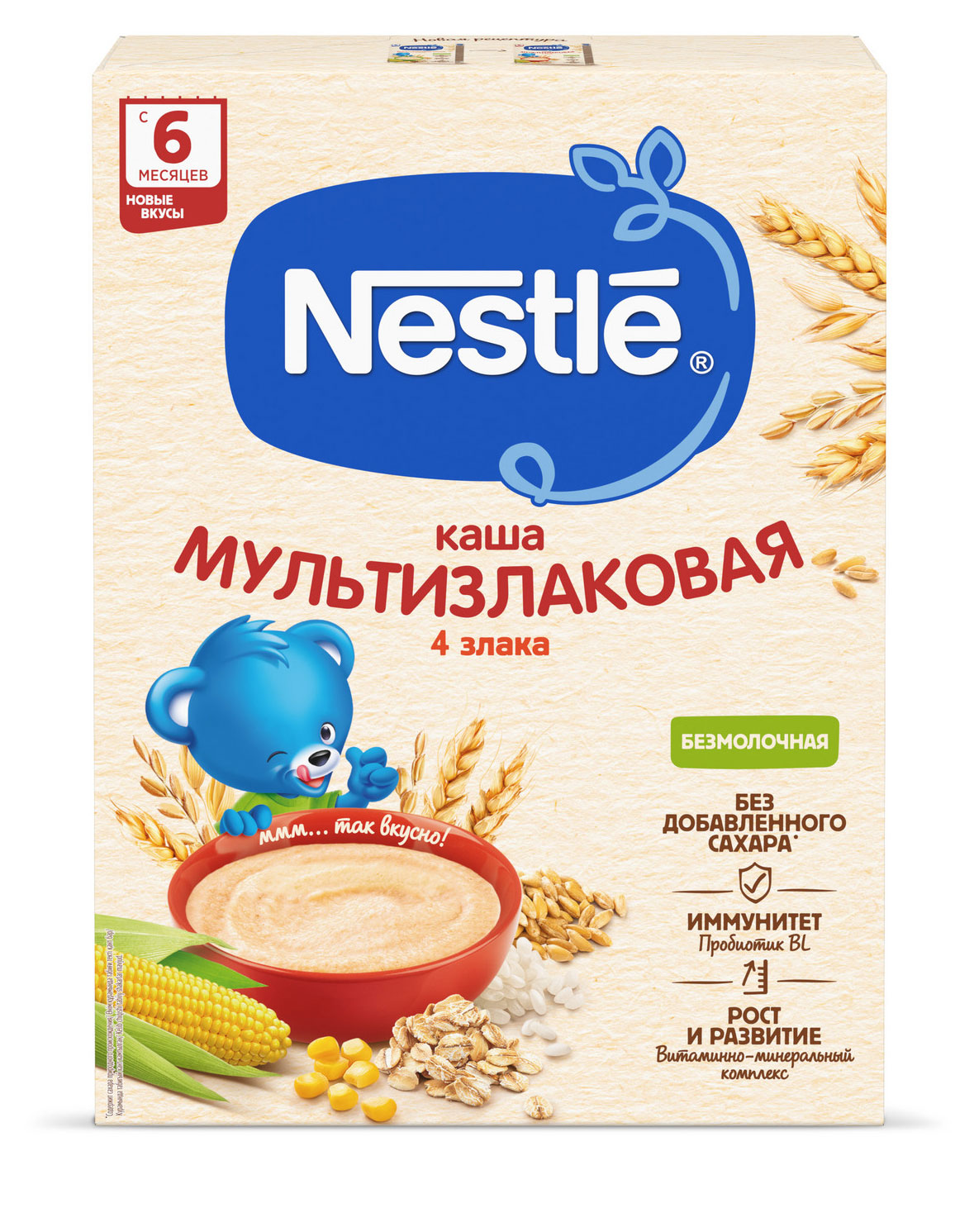 

Каша безмолочная Nestle 5 злаков мультизлаковая с 6 мес., 200 г