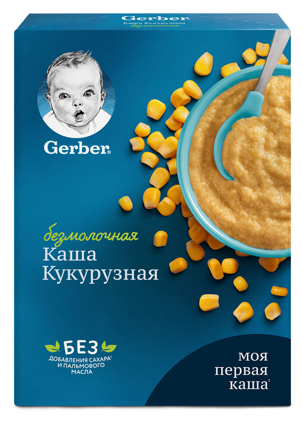 

Каша безмолочная Gerber Кукурузная с 5 мес., 180 г