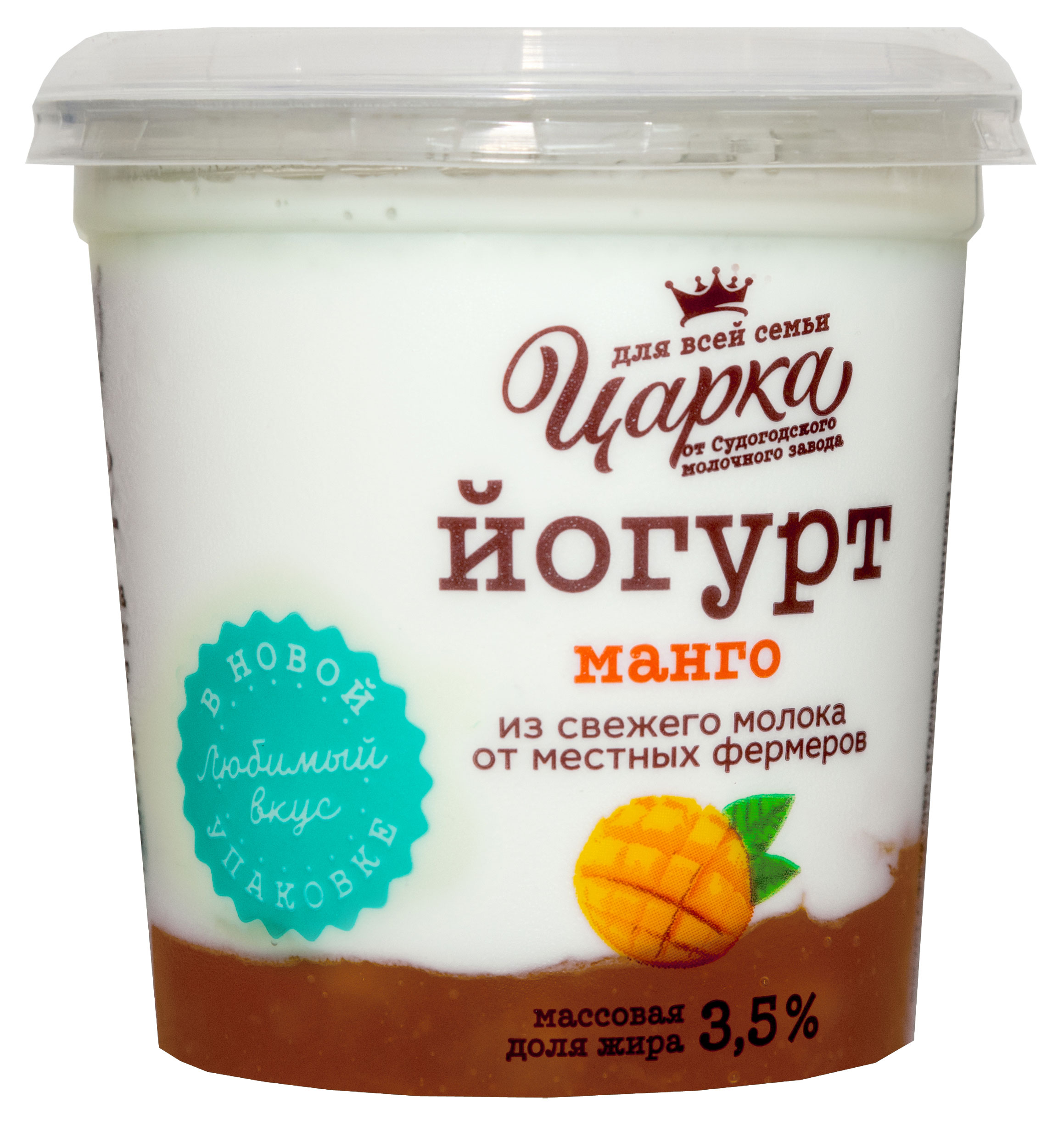 

Йогурт ЦарКа манго 3,5%, 400 г