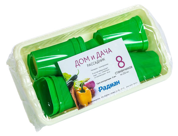 

Набор для рассады, 8 стаканчиков