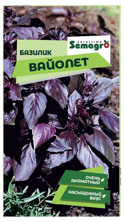 

Семена Seminis Базилик Вайолет, 0,3 г