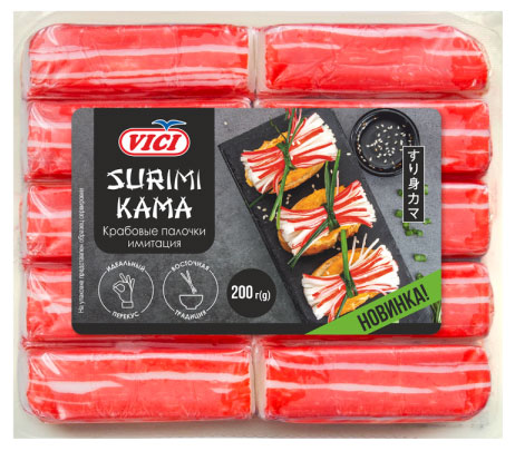 

Крабовые палочки VICI Surimi Kama, 200 г