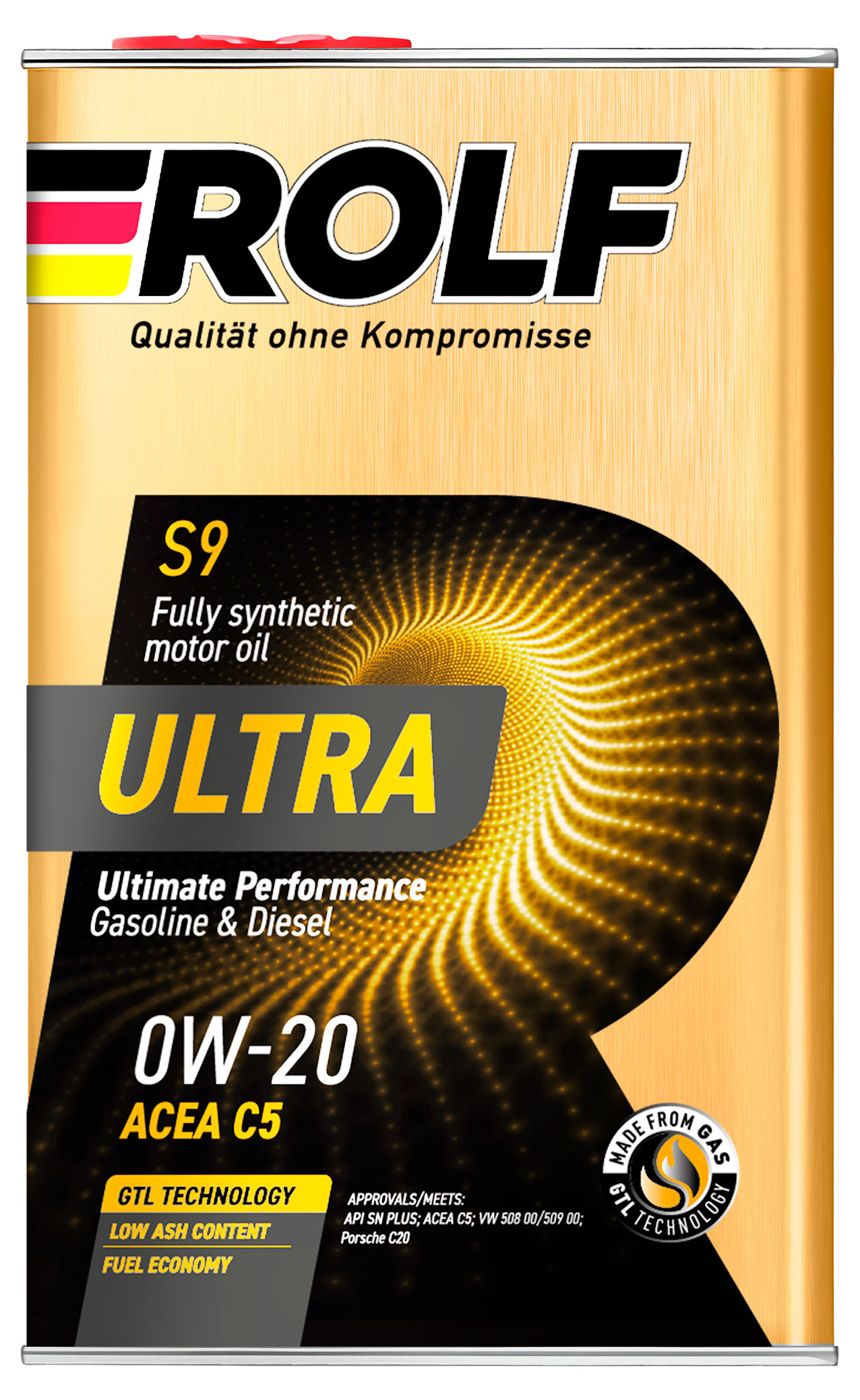 

Масло моторное синтетическое Rolf Ultra 0W-20 C5 SN plus, 1 л