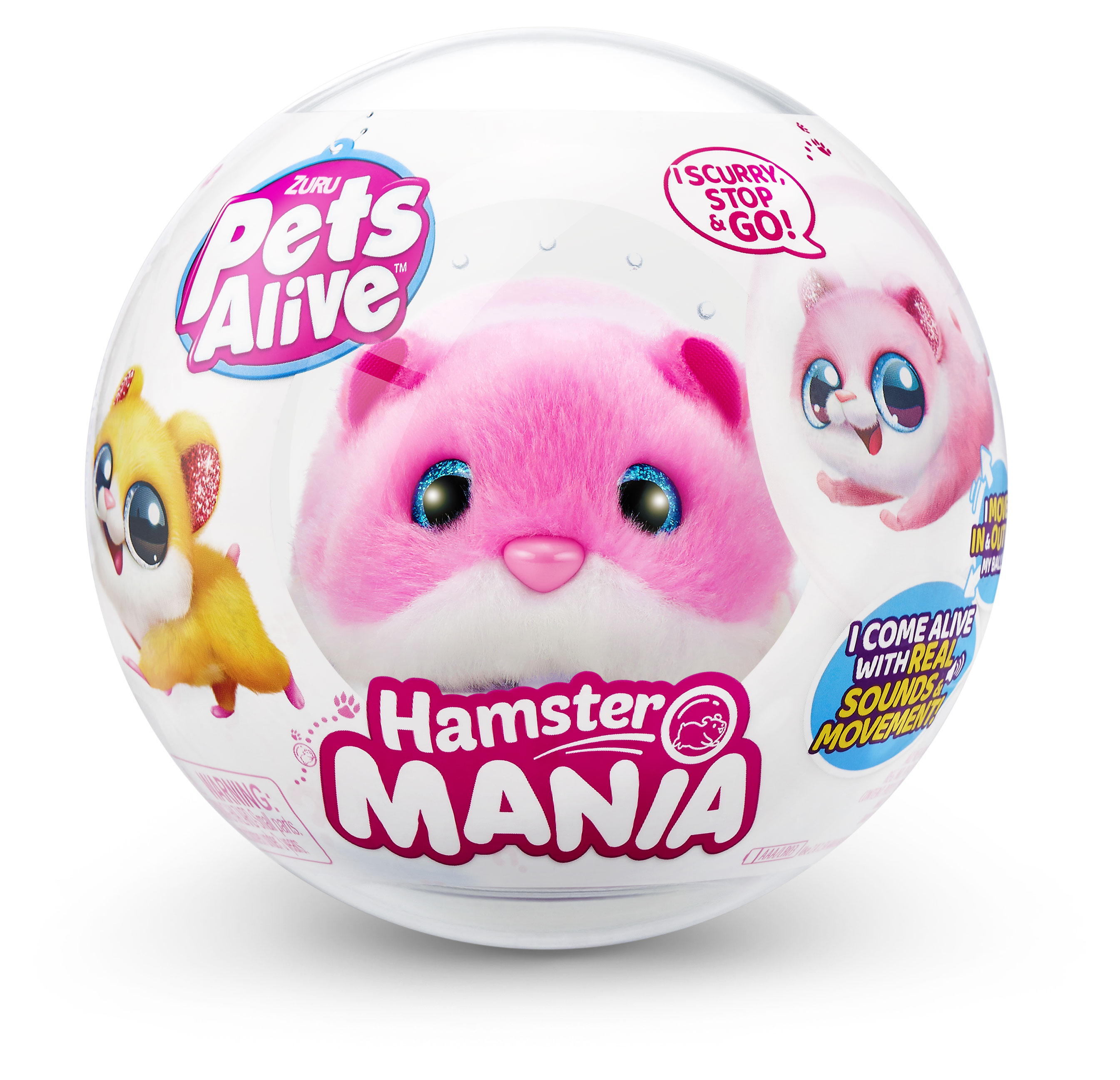 

Хомяк в шаре ZURU Pets Alive, 1 шт в ассортименте