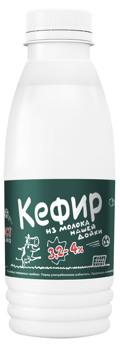 

Кефир Из молока Нашей дойки из молока 3,2-4% БЗМЖ, 0,43 л