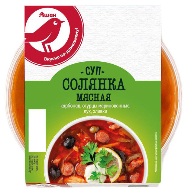 

Солянка АШАН Красная птица домашняя, 300 г