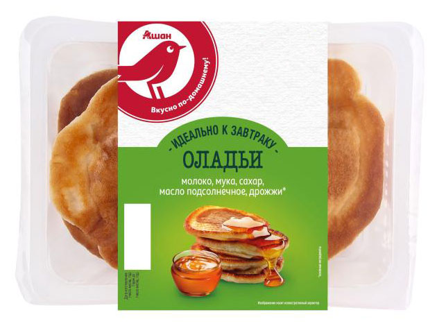 

Оладьи АШАН Красная птица, 150 г