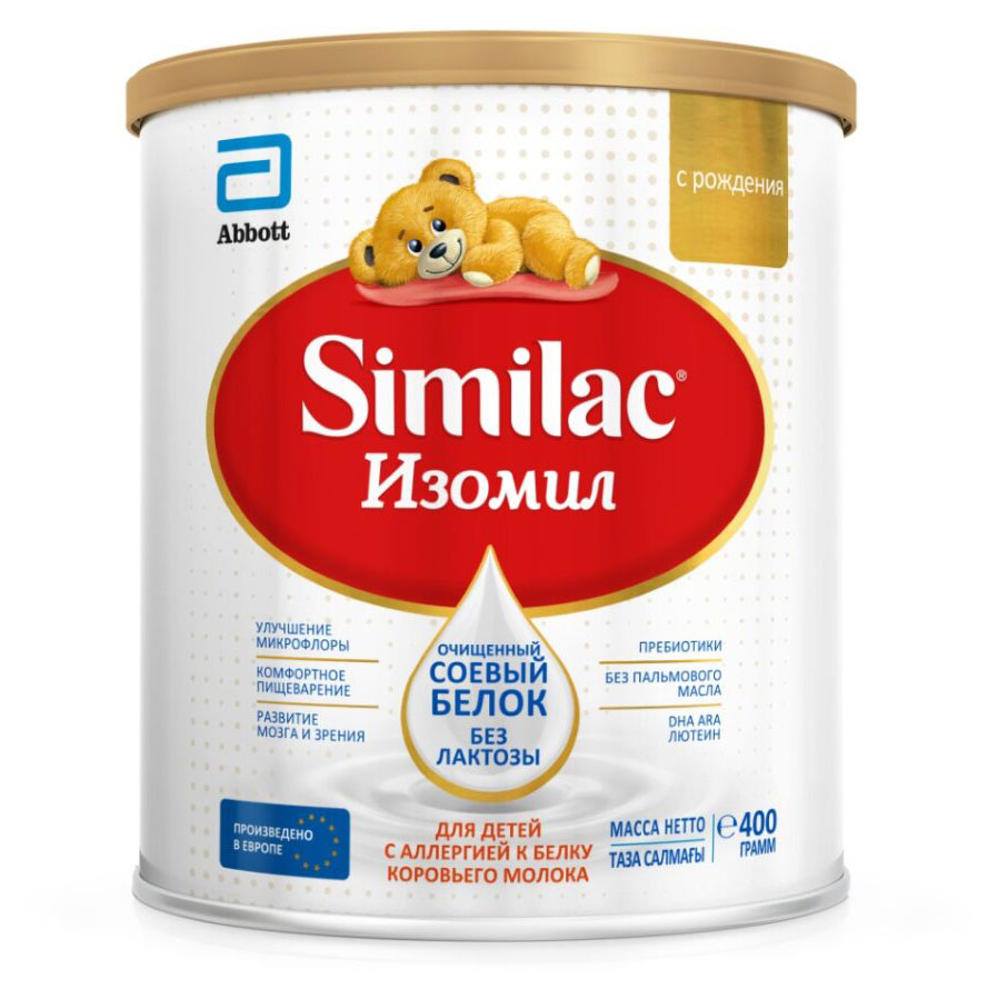 

Смесь Similac Изомил на основе соевого белка с рождения, 400 г