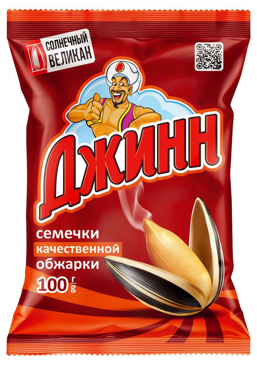 

Семечки подсолнечные Джинн Солнечный Великан, 100 г