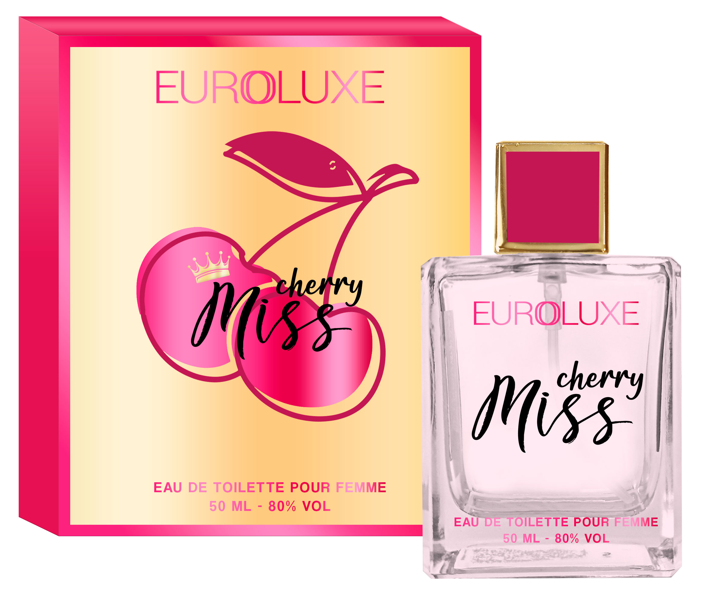 

Туалетная вода женская EUROLUXE Miss Cherry, 50 мл