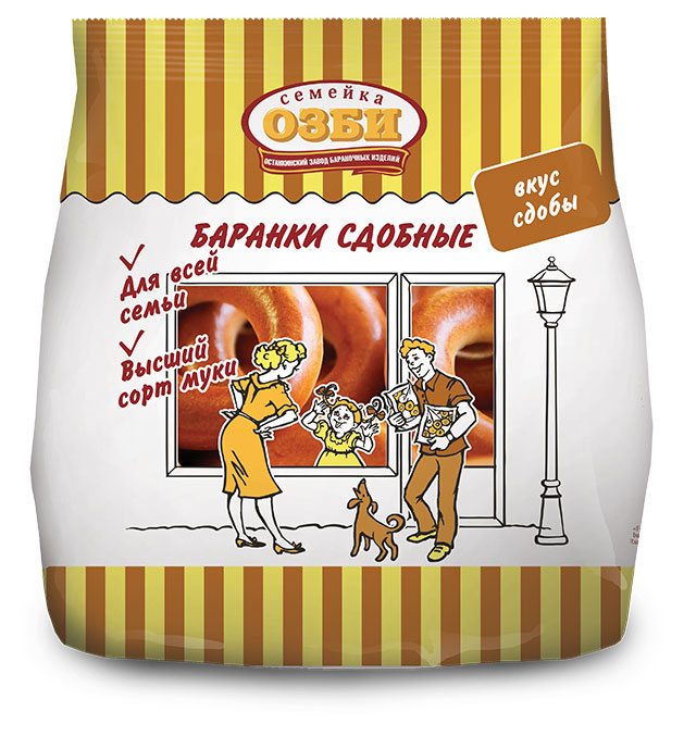 

Баранки Семейка ОЗБИ сдобные, 220 г