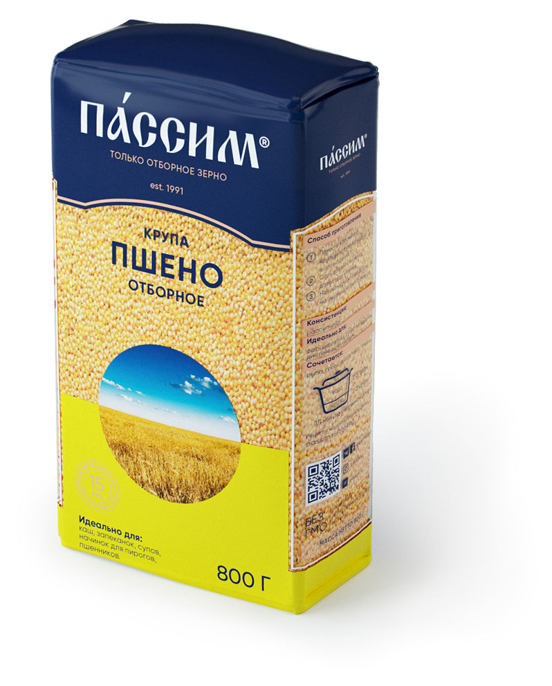 

Пшено ПАССИМ Отборное, 800 г