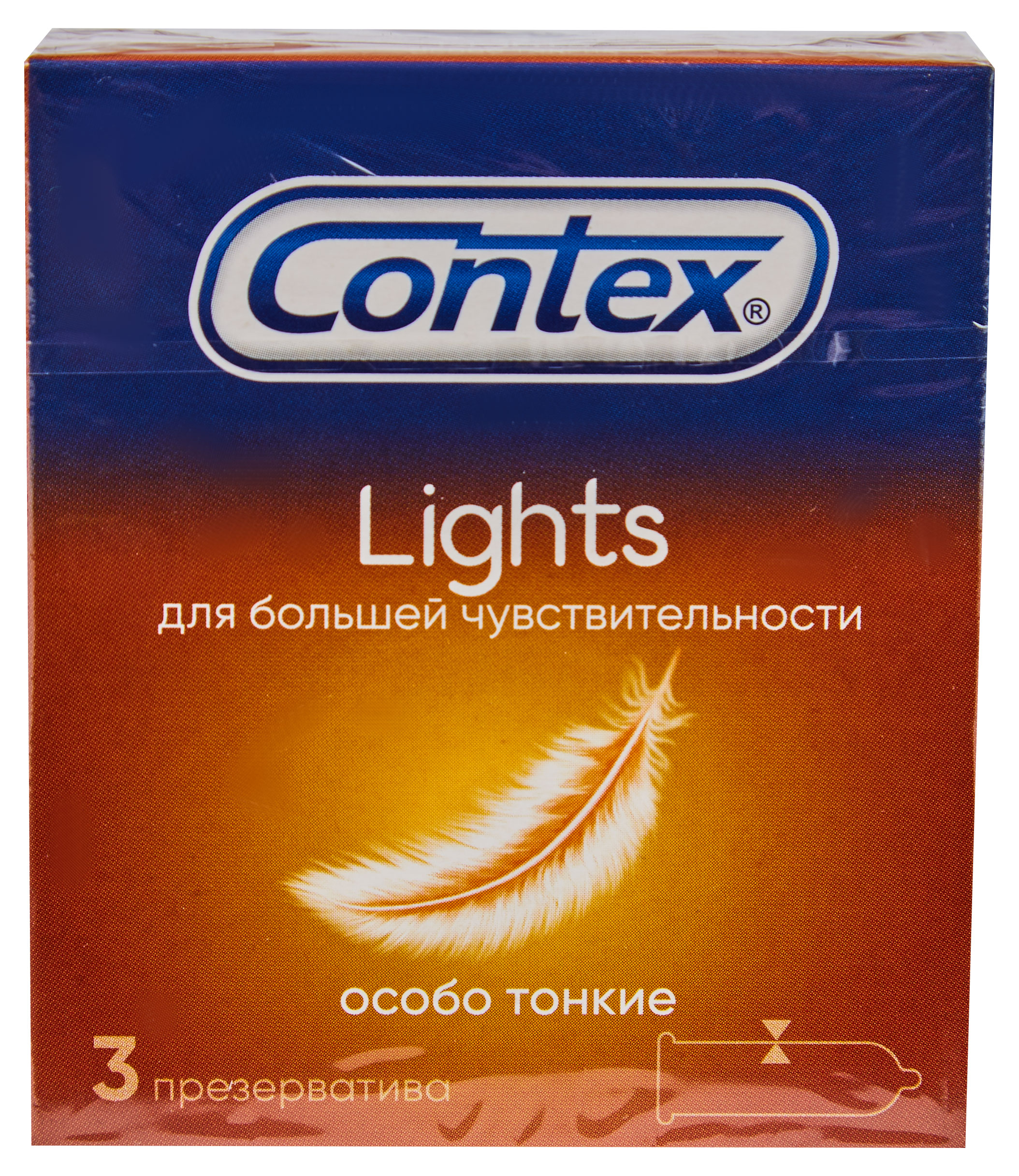 Изображение товара Презервативы Contex Lights особо тонкие, 3 шт