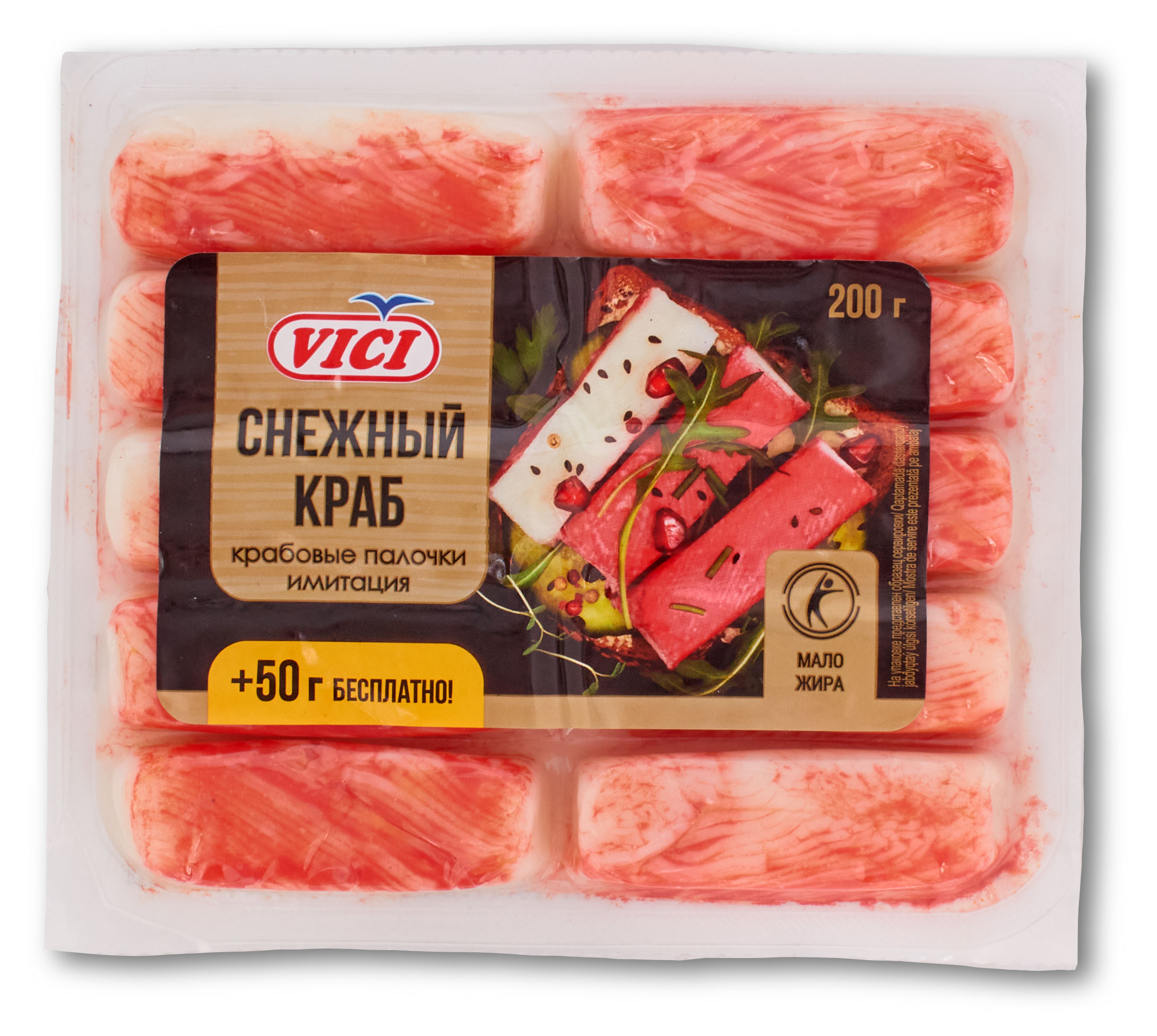 

Крабовые палочки VICI Снежного краба, 250 г