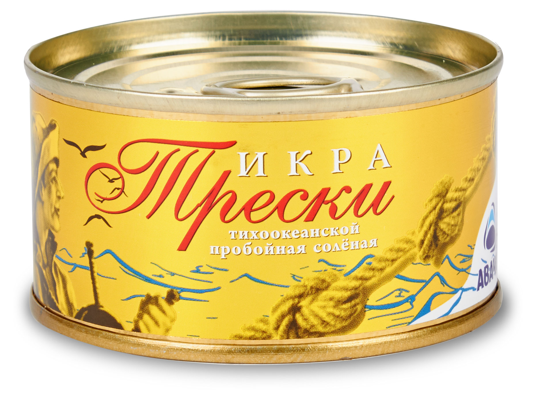 

Икра трески Авача пробойная соленая, 130 г