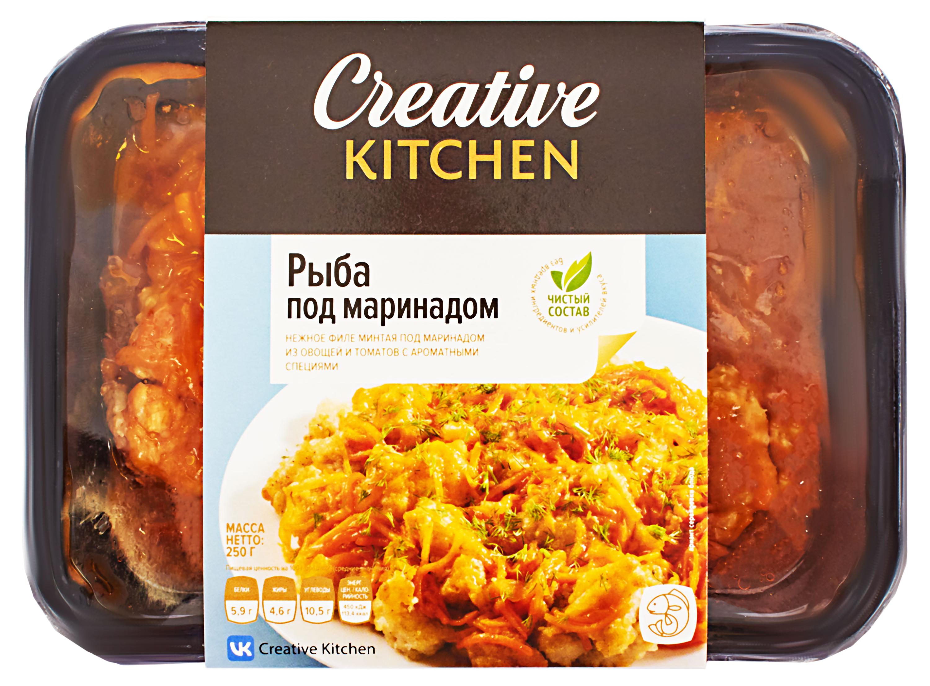 

Филе минтая Mr.Food под маринадом из овощей и томатов, 250 г