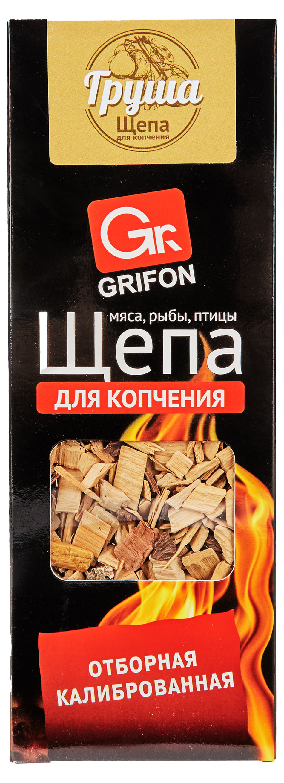 

Щепа для копчения Grifon Груша, 1 л