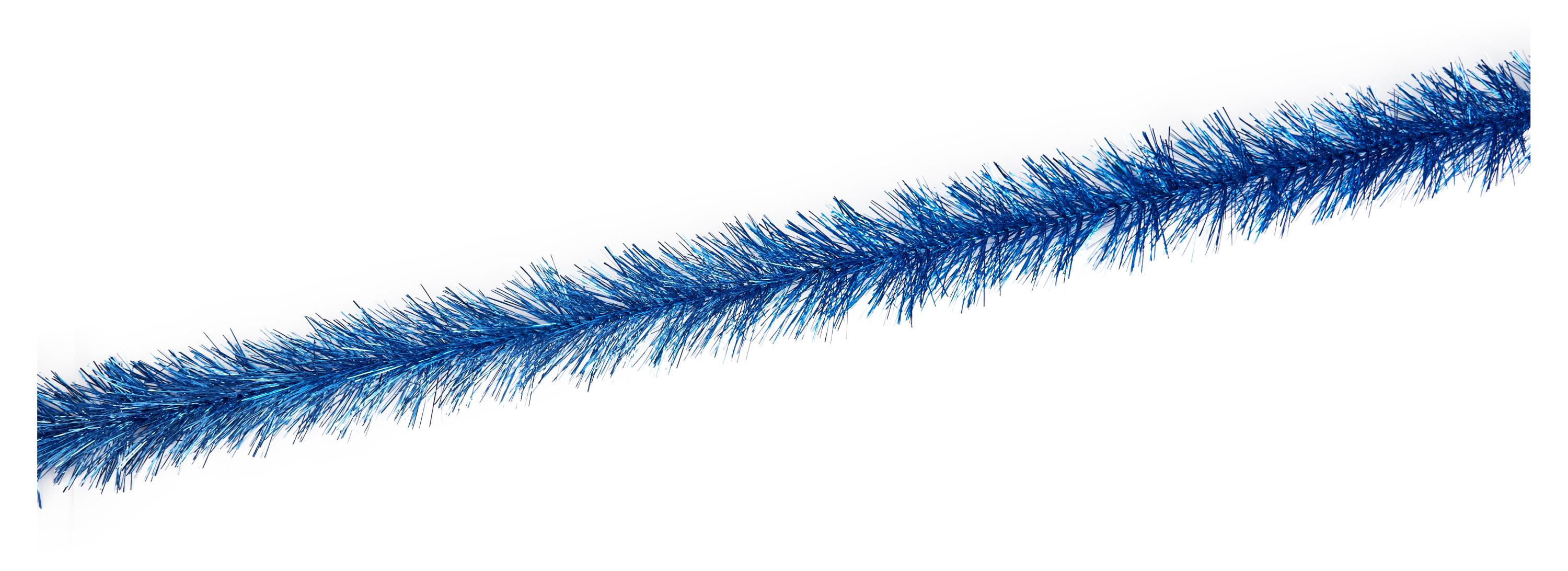 Изображение товара Мишура «Зимняя сказка» Эффект синяя Ø5 см, 2 м