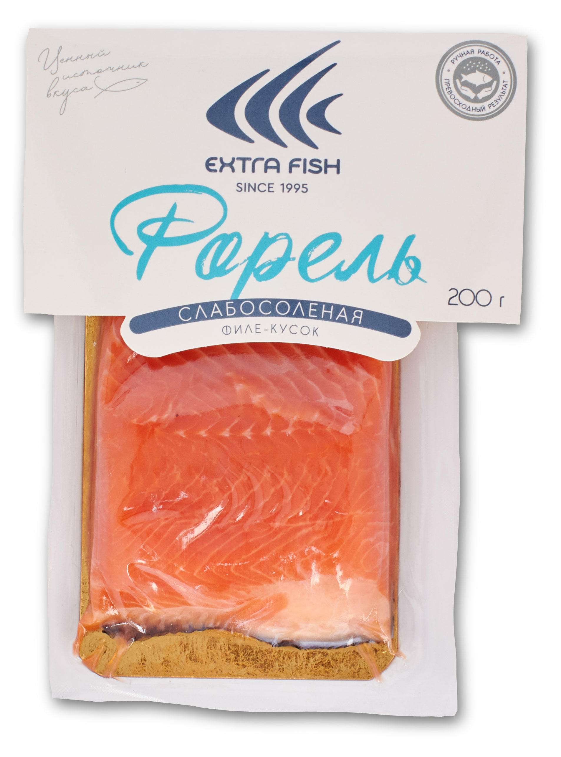 

Форель Extra Fish слабосоленая кусок, 200 г