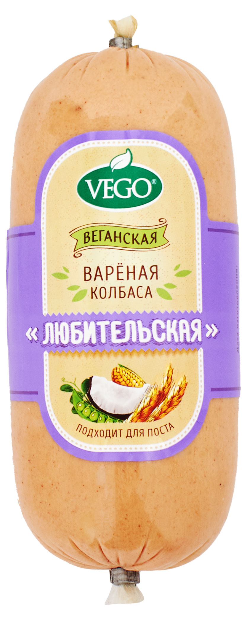 

Колбаса вареная веганская Vego Vegan Любительская постная, 500 г