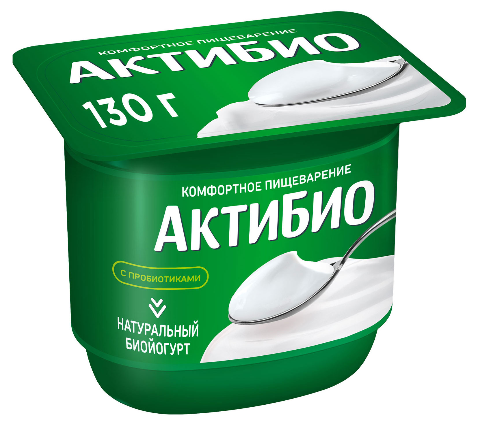 

Йогурт АктиБио натуральный 3,5% БЗМЖ 130г