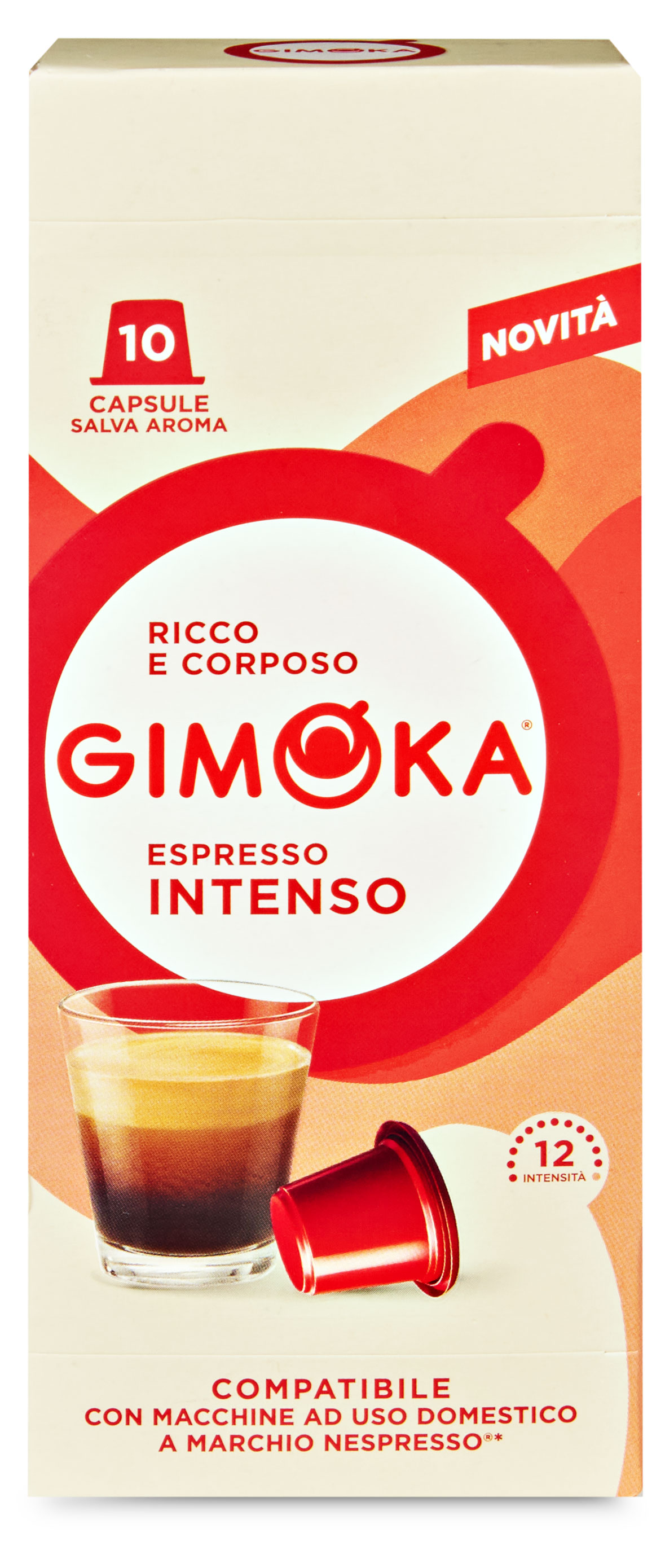 

Кофе в капсулы Gimoka Intenso Nespresso System, 10 шт