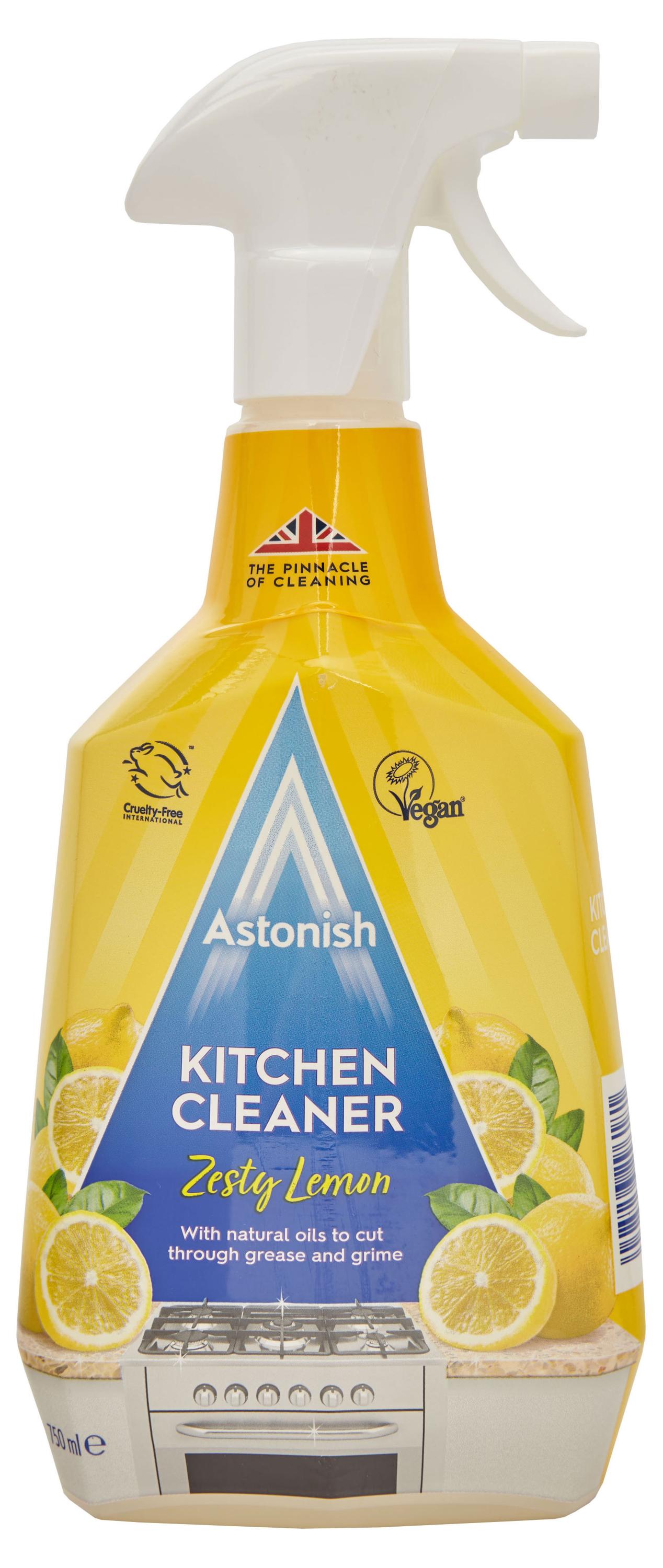 

Спрей-очиститель для кухни Astonish Универсальный с ароматом лимона, 750 мл
